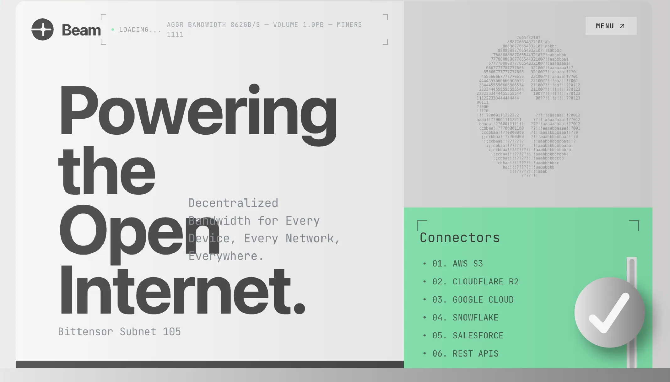 Subnet 105 Beam