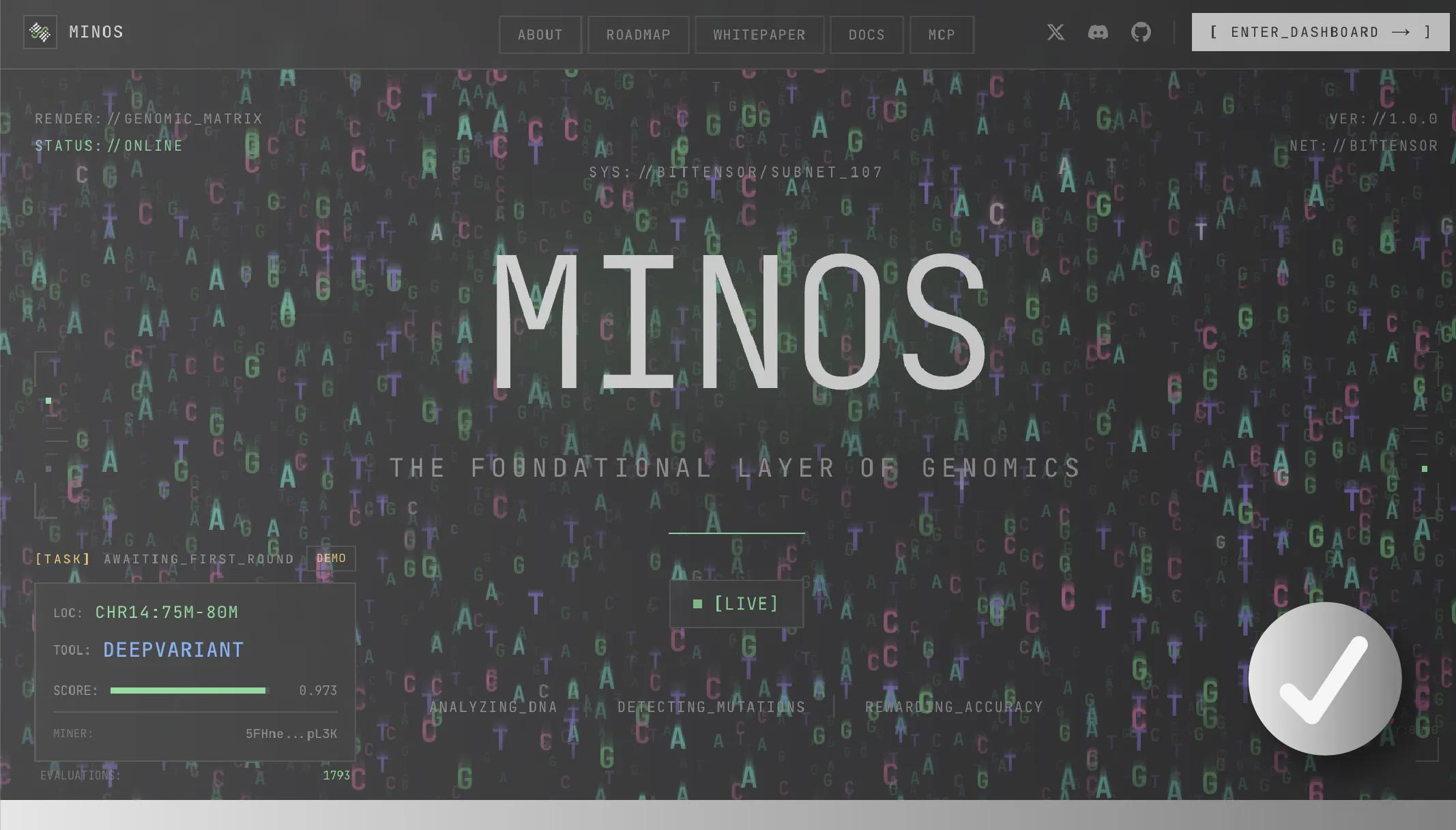 Subnet 107 Minos