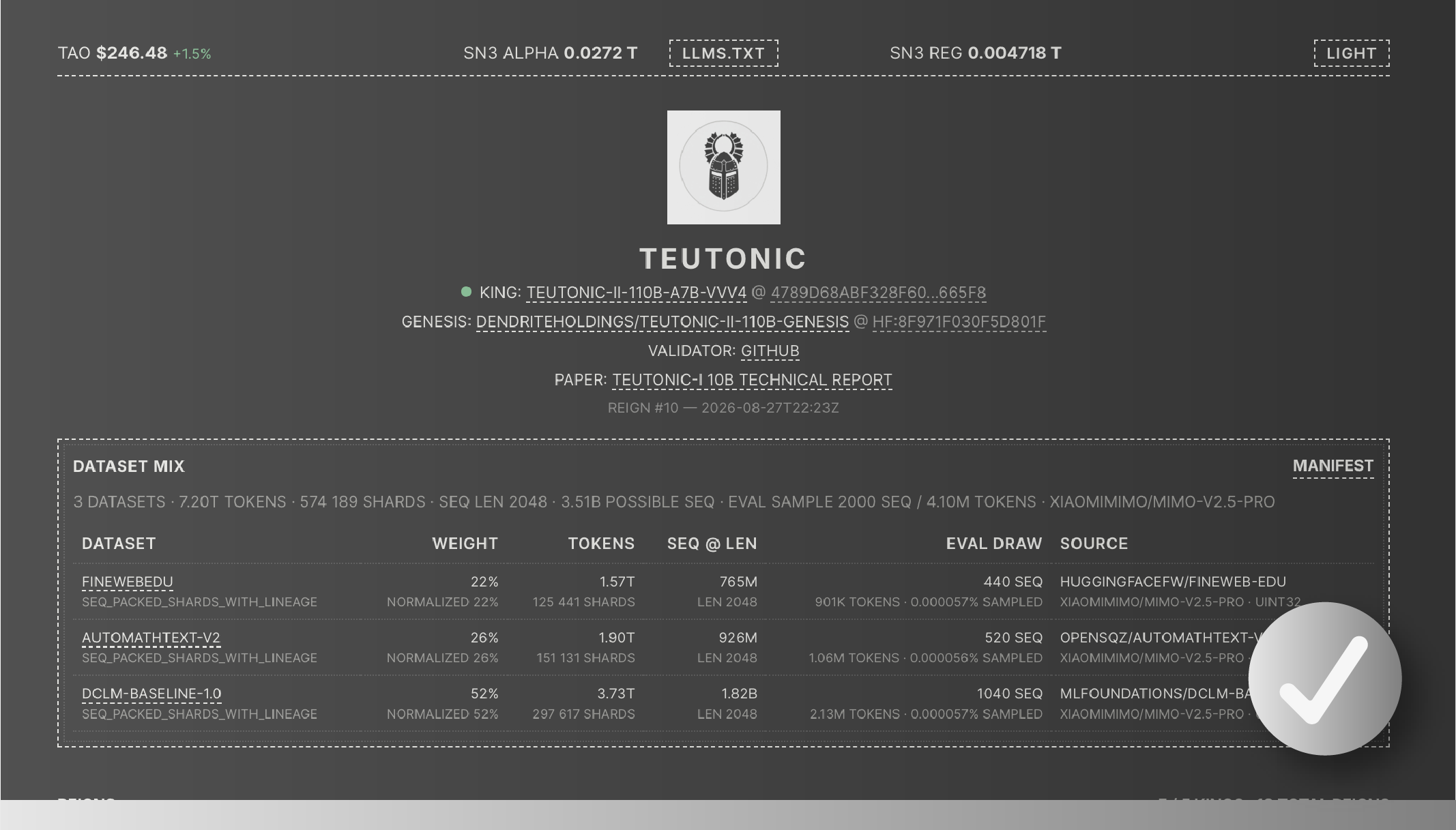 Subnet 3 Teutonic