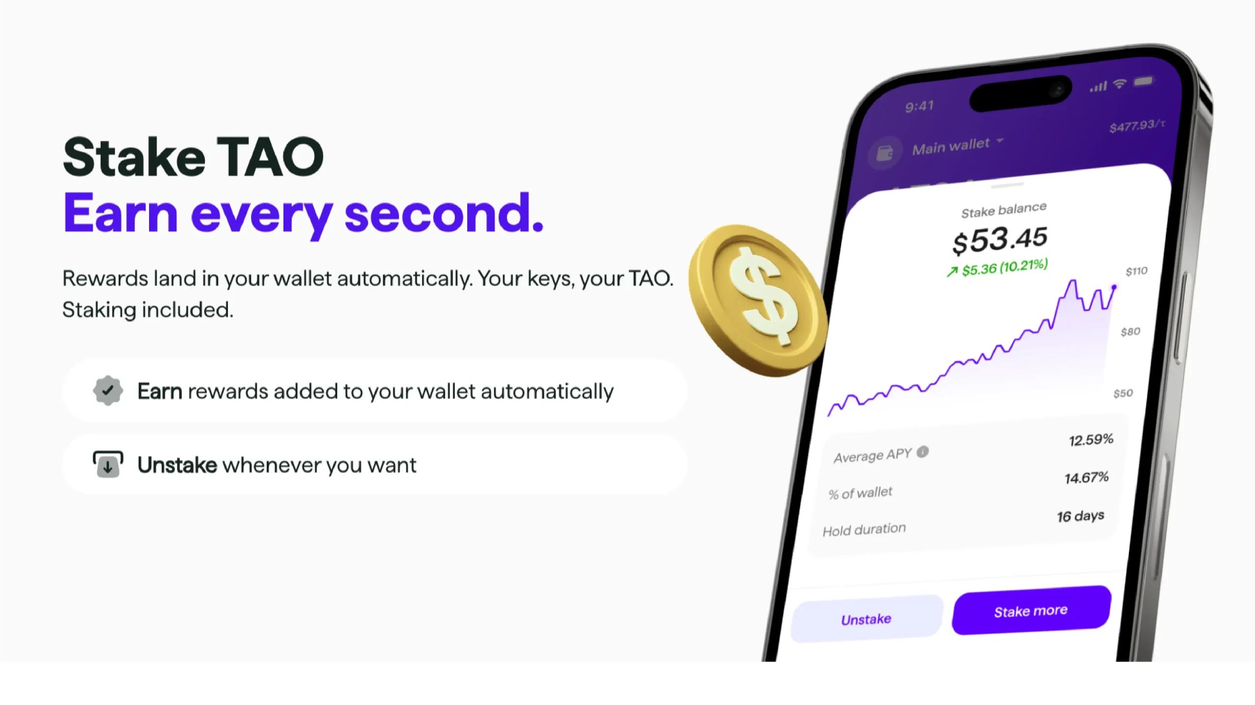 TAO.com Stake TAO